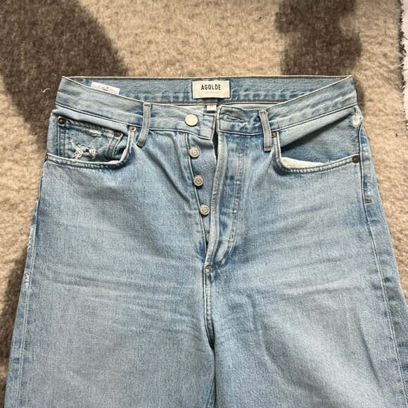 AGOLDE 90s Mid-Rise Loose Fit Jeans in Snapshot - Picture 3 of 4